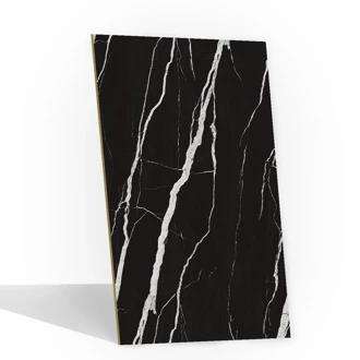 Panel ścienny z wzorem HD - 2800x1100 mm - Nero Marquina - 9072 - grubość: 8 mm