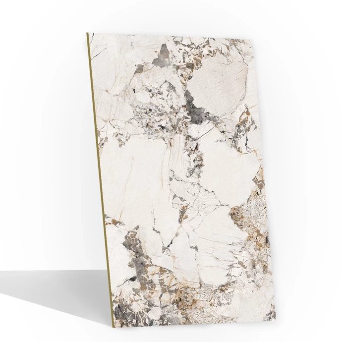 Panel ścienny z wzorem HD - 2800x1100 mm - Marble Tundra - 9001 - grubość: 5 mm